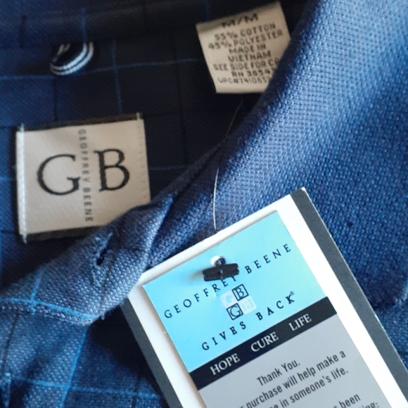 Geoffrey Beane short sleeve shirt NWT - Picture 3 of 3